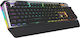 Viper V765 Gaming Tastatură mecanică cu Kailh Box roșu switch-uri și iluminare RGB (Engleză UK) Argint