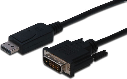 Digitus Kabel DVI-D-Stecker - DisplayPort-Stecker 1m Schwarz (AK-340301-010-S)