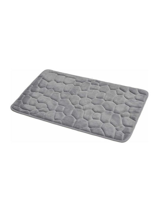 Evideco Badematte Mikrofaser Rechteckig 7718183 Grey 50x80cm