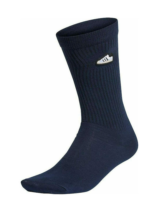 Adidas Super Αθλητικές Κάλτσες Μπλε 1 Ζεύγος