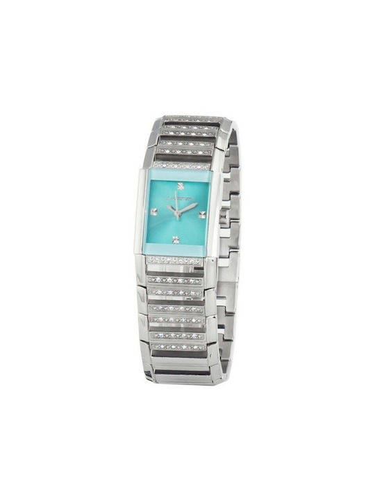 Chronotech Uhr mit Silber Metallarmband CT7145LS-08M