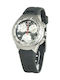 Chronotech Watch Chronograph with Black Rubber Strap CT7139L-02