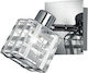 Trio Lighting Jail Single Spot with Socket G9 in Silver Color