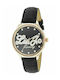 Liu Jo Women's Watch with Black Leather Strap