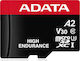 Adata High Endurance microSDXC 64GB U3 V30 with Adapter