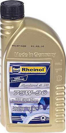 Rheinol Synkrol 5 LS Масло За Автомобил За Ръчна Скоростна Кутия И Диференциал 75W-90 1л