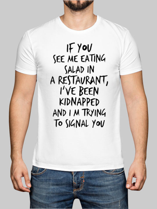 Kidnapped t-shirt - WHITE