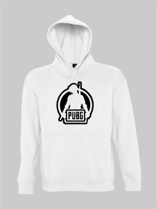 Pubg game hoodie - WHITE