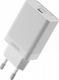 WK Încărcător Fără Cablu cu Port USB-C 18W Livrarea energiei Albς (WP-U76)