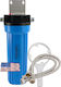 Primato Under Sink Water Filter System , ½" Inlet/Outlet, with 10" Replacement Filter Primato Ultra CTO 5 μm