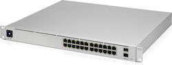 Ubiquiti UniFi Pro 24 POE Gen2 Verwaltet L3 PoE+ Switch mit 24 Ports Gigabit (1Gbps) Ethernet und 2 SFP Ports