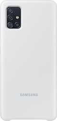 Samsung Silicone Cover Umschlag Rückseite Silikon Weiß (Galaxy A51) EF-PA515TWEGWW EF-PA515TWEGEU