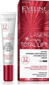 Eveline Laser Therapy Total Lift Κρέμα Ματιών για Αντιγήρανση , Ενυδάτωση , Μαύροι Κύκλοι & Σύσφιξη με 10SPF 20ml