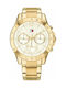 Tommy Hilfiger Haven Uhr Chronograph mit Gold Metallarmband