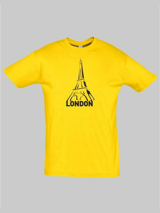 London t-shirt - GOLD