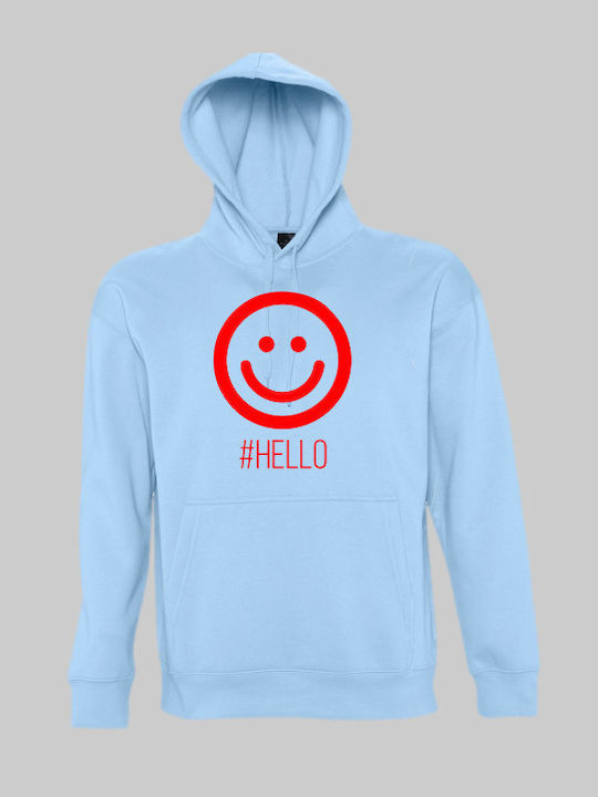 Hello hoodie - SKY BLUE