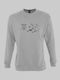 Sperm sweatshirt - GREY MELANGE