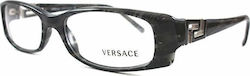 Versace Дамски Ацетатен Рамки За Очилa Черен VE...