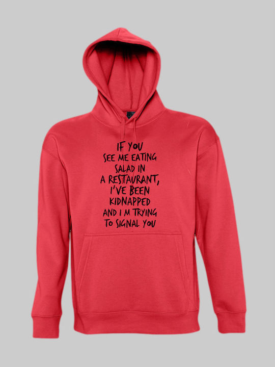 Kidnapped hoodie - RED