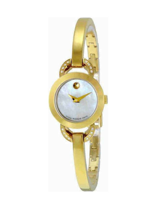 Movado rondiro gold sale