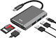 Remax RU-U30 USB-C Docking Station mit HDMI 4K PD Schwarz