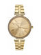 Gregio Gisele Watch with Gold Metal Bracelet