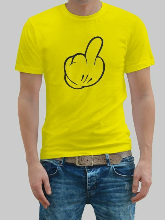 Mickey Mouse Finger t-shirt - LEMON