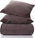 Silk Fashion 1715 Ριχτάρι Διθέσιου Καναπέ Chenille 180x250εκ. Chocolate 6978000000014