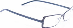 Loewe Women's Metal Prescription Eyeglass Frame Navy Blue Loewe Women's Metal Prescription Eyeglass Frame Navy Blue