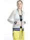 BodyTalk 1201-905322 Women's Short Bomber Jacket for Spring or Autumn White 1201-905322-20010
