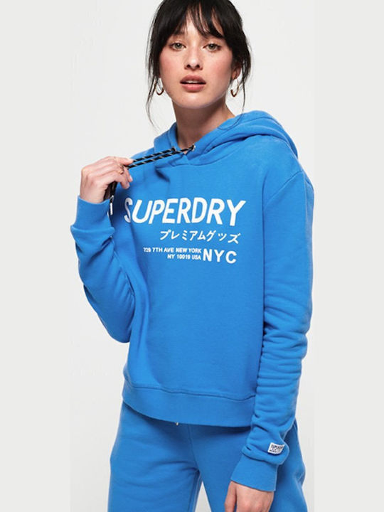 Superdry Elissa Cropped Γυναικείο Φούτερ με Κου...