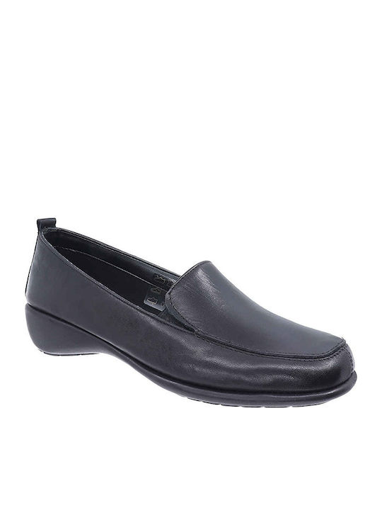 The Flexx Leather Women's Loafers in Black Color