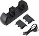 Controller-Ladestation 2 Controller XBOX Eins Schwarz