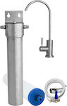 Primato AquaCera HIS Συσκευή Φίλτρου Νερού Κάτω Πάγκου / Κεντρικής Παροχής Μονή με Βρυσάκι με Ανταλλακτικό Φίλτρο AquaCera CeraMetix 0.2 μm