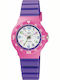 Q&Q Kids Analog Watch with Rubber/Plastic Strap Purple