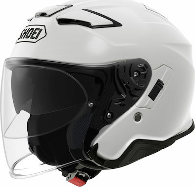 Shoei J-Cruise 2 White Κράνος Μηχανής Jet ECE 22.05 1405gr με Sunvisor