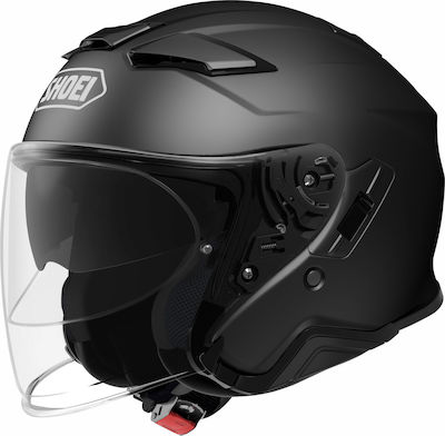 Shoei J-Cruise 2 Jet Helmet with Sun Visor ECE 22.05 1405gr Matte Black 01CRU2MTBLK57