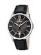 Festina Men's Watch 43mm Battery with Black Leather Strap