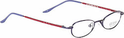 Guess Children's Metal Eyeglass Frame Purple GU1449 PURPK