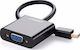 Ugreen Konverter VGA weiblich zu Mini-DisplayPort männlich 1Stück 10459