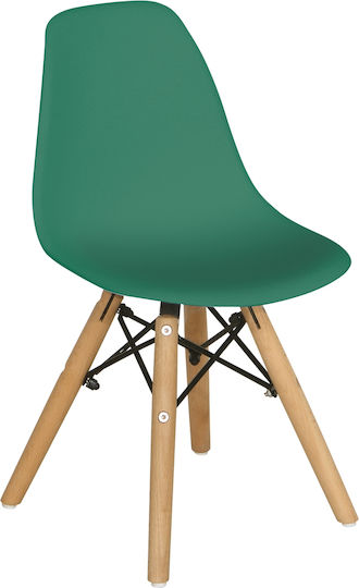 Kids Chairs Art Wood Kid Green 32x34x57cm 4pcs