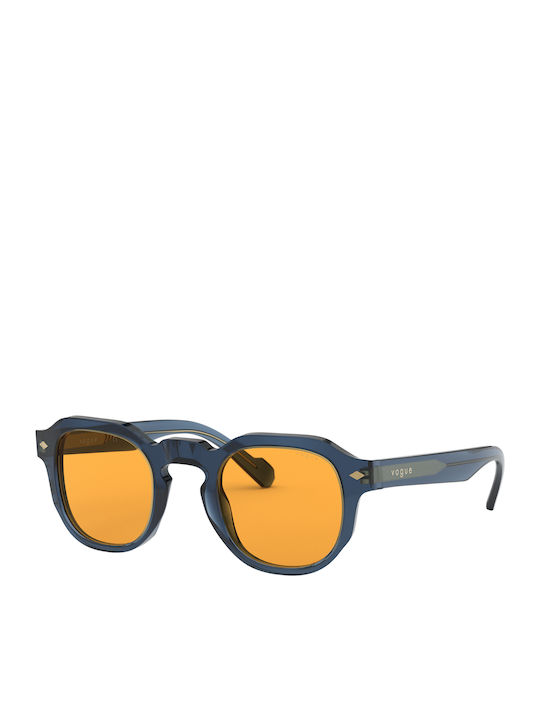 Vogue Sunglasses Blue with Acetate Frame & Orange Lens