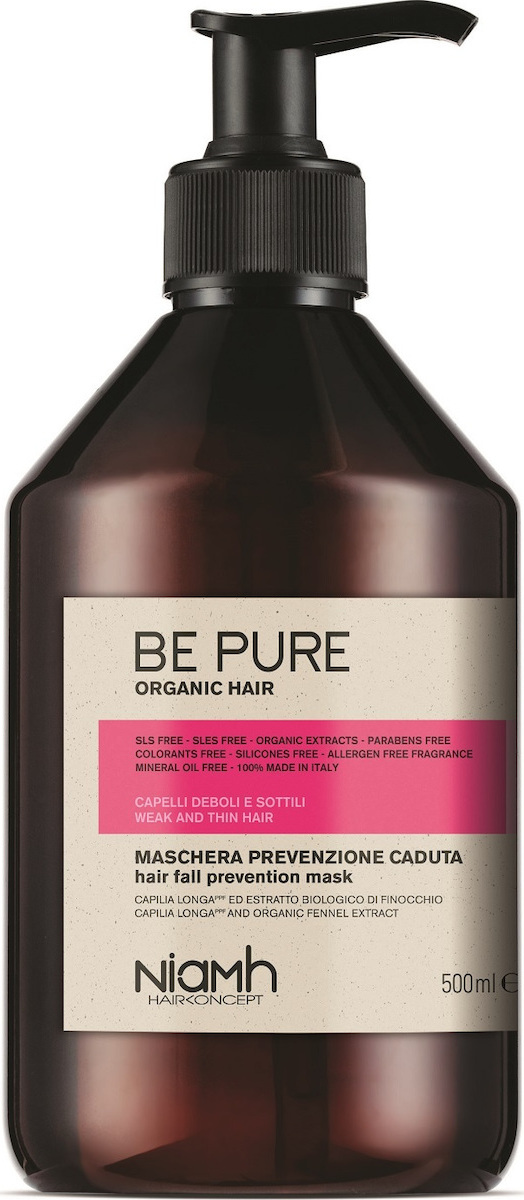Niamh Be Pure Weak & Thin Hair Hair Fall Prevention Mask 500ml Skroutz.gr