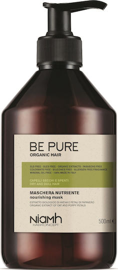 Niamh Be Pure Dry & Dull Hair Μάσκα Μαλλιών για Επανόρθωση 500ml