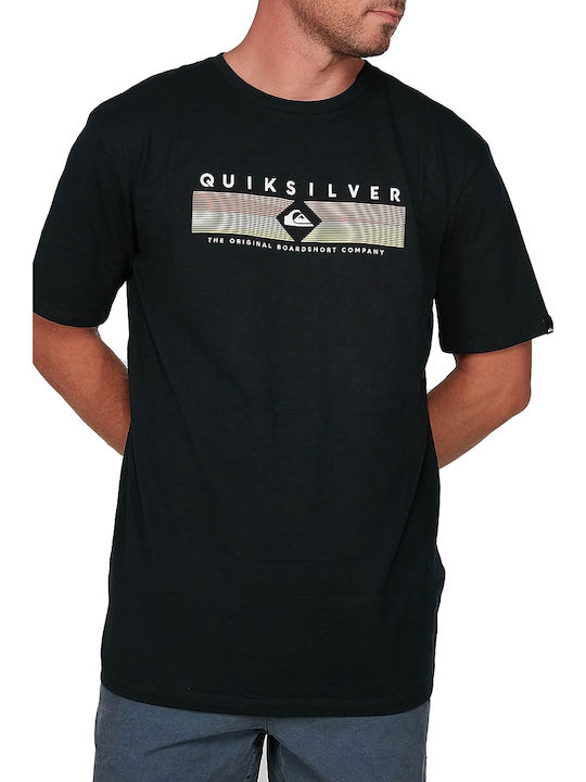 Quiksilver Distant Fortune T-shirt Bărbătesc cu Mânecă Scurtă Negru