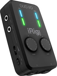 IK Multimedia Εξωτερική Επαγγελματική Κάρτα Ήχου Irig Pro Duo I/O Συνδεσιμότητα USB