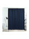 vidaXL Blackout Curtain With Pencil Pleat Blue 290x245cm