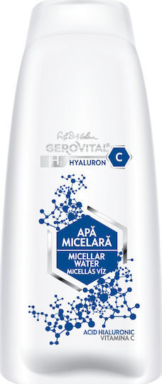 Gerovital H3 Hyaluron Micellar Water Αφαίρεσης Μακιγιάζ Προσώπου 400ml