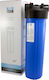 Primato Water Filtration System Single Central Supply / Under Sink Micron 1'' with Replacement Filter