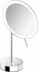 Sanco Lighted Tabletop Makeup Mirror MRLED-903 Zoom x4 Silver